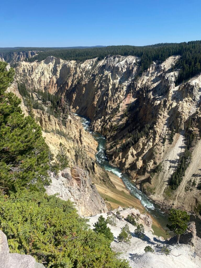 Grand Canyon of the Yellowstone at Yellowstone National Park shown in this 2022 image. (Travis Schlepp/RabbleNews.com)
