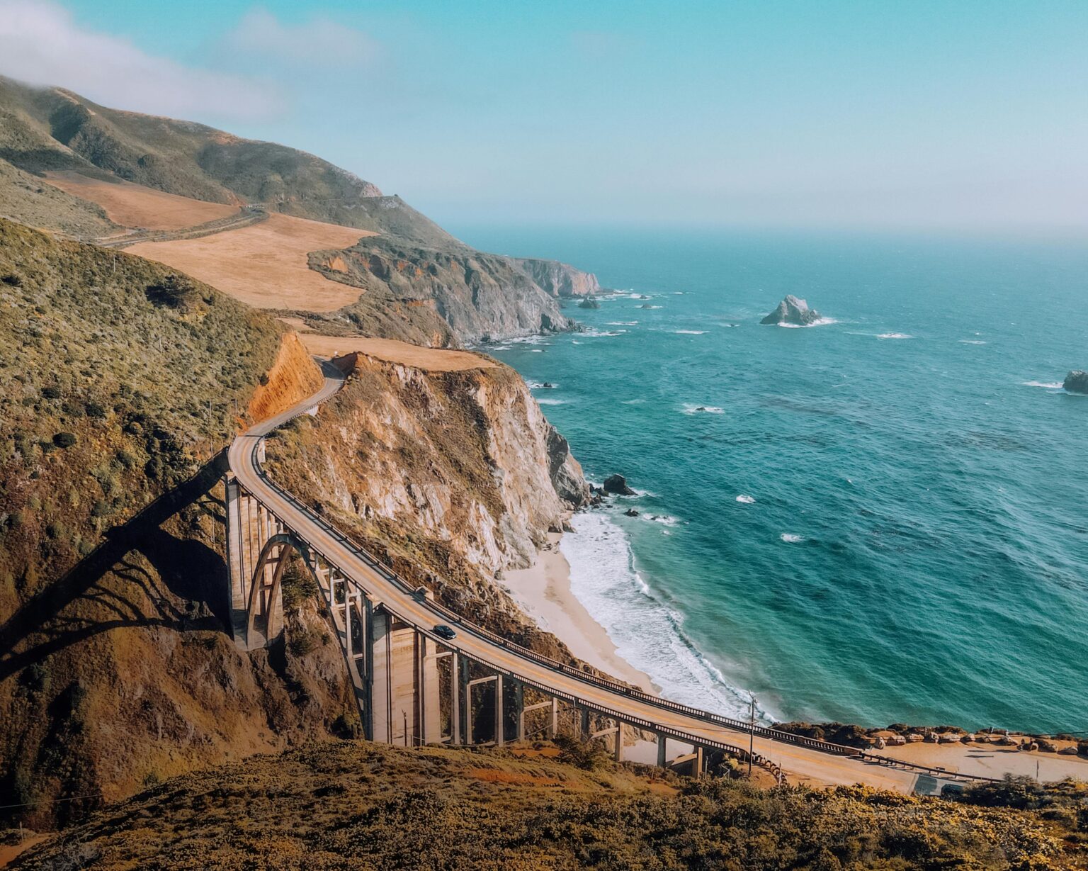 Dreaming of a Pacific Coast Highway camping trip? Use this guide The Bixby Creek Bridge near Big Sur on the Pacific Coast Highway is shown in this undated photo from Pexels.com