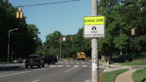 Los Angeles’ vast network of speed cameras is now up and running B-roll from Verra Mobility shows a sign warning of a speed camera in a school zone in an undated promotional video. Similar speed cameras will be deployed in Los Angeles in summer 2026. (Verra Mobility)